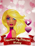 Valentine's Day Princess Makeup screenshot 2