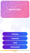Quiz Capitales del Mundo Juego screenshot 1