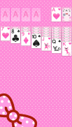 Solitaire Pink Kitten Theme screenshot 1