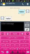 لوحة المفاتيح الوردي screenshot 5