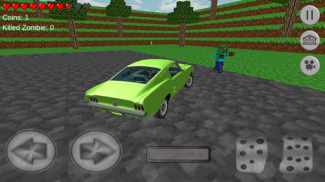 Pixel Town Craft: Blocky Roads screenshot 2