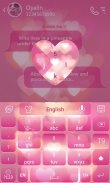 Shining Love Keyboard Theme screenshot 3