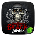 Black Night GO Keyboard Theme