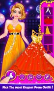 Prom Party Fashion Doll Salon Dress Up Game screenshot 7