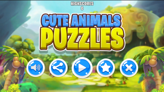 Cute Animals Puzzle Kids screenshot 3