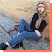 Innovative Hijab with Jeans screenshot 2