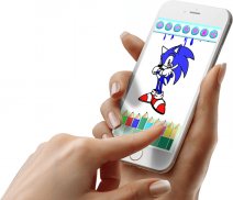 Blue Hedgehogs Coloring. screenshot 1