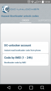DC Huawei Bootloader Codes screenshot 0