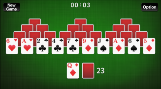 TriPeaks Solitaire card game screenshot 0