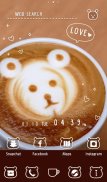 Cute Wallpaper Bear Coffee screenshot 4