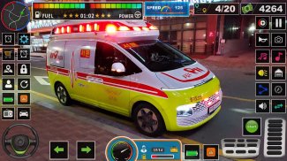 เกมรถพยาบาลจำลอง 3 มิติ screenshot 0