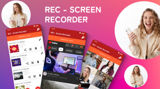 REC - Screen Recorder. UHD, FHD, HD, tắt/bật âm screenshot 4