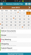 Business Calendar Events TODO screenshot 2