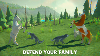 Horse Simulator 3D: Animal Family Wild Herd Game screenshot 1