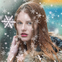 Snowfall Photo Effect Icon