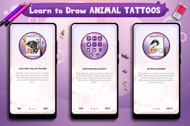 Learn to Draw Animal Tattoos screenshot 7