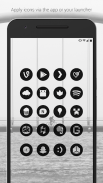 Dark Void - Black Circle Icons screenshot 0
