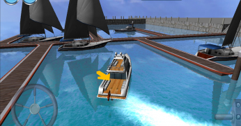3D Boat Racing Parkir Sim screenshot 3