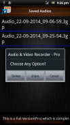 Audio and Video Recorder Lite screenshot 2
