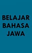 Belajar Bahasa Jawa screenshot 0