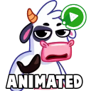 ANIMATED WAstickerApps Cute Animals Stickers