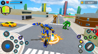 Robot Transform War Car Games screenshot 1