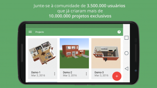 Planner 5D - projetos de casa screenshot 4