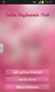 اللون الوردي لوحات المفاتيح screenshot 4