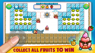 Fruit & Ice Cream - Ice cream war Maze Game screenshot 3
