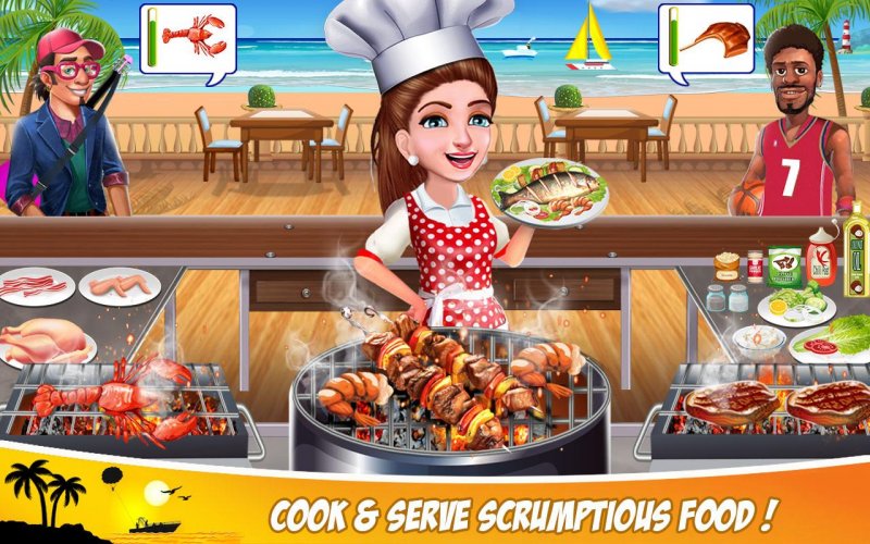 Super Chef Beach Bbq Cocina Historia Juegos Cocina 1 1 0 Descargar Apk Android Aptoide