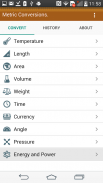 Metric Conversions screenshot 0