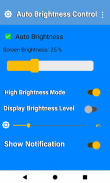 Auto Brightness Control: Display Brightness Level screenshot 0