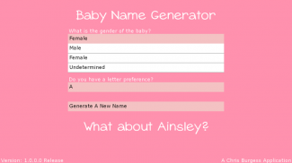 Baby Name Generator screenshot 2