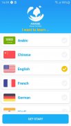 Learn English, Korean, Chinese, French ... - Awabe screenshot 1