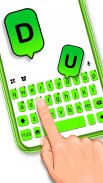 Neon Green Chat Keyboard Theme screenshot 4