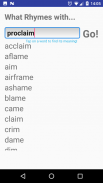 RhymeBook - rhyming dictionary screenshot 2