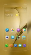 Gold Theme for Galaxy S8 Plus screenshot 0