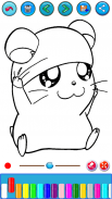 Livre de coloriage de hamster screenshot 2