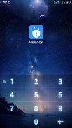 AppLock Theme Night Sky screenshot 1