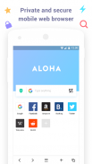 Aloha Browser Lite - متصفح خاص وVPN مجان screenshot 0