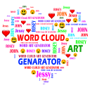 Word Cloud Ai Art Generator Icon