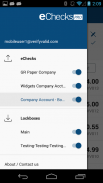 eChecksPro Mobile Checkbook screenshot 1