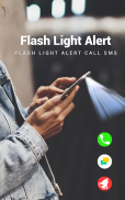 Flash alerts on calls and sms – Torch Flashlight screenshot 3