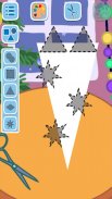 Kids handcraft: Snowflakes screenshot 3