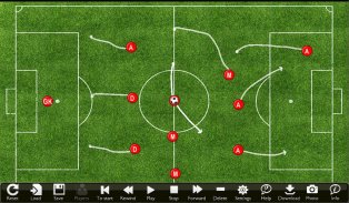 Soccer Play Designer and Coach Tactic Board screenshot 1