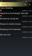 Note Me ! - Notepad screenshot 0