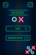 Tic Tac Toe Glow: XOXO Game screenshot 0