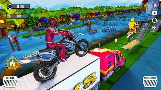 Spider Superhero Bike Stunt - GT Racing Mega Ramp screenshot 1