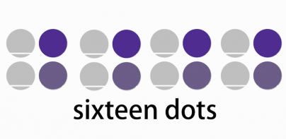 sixteen dots: jogo puzzle 2048