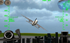 3D Uçak uçuş simülatörü screenshot 6